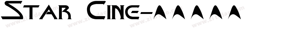 Star Cine字体转换